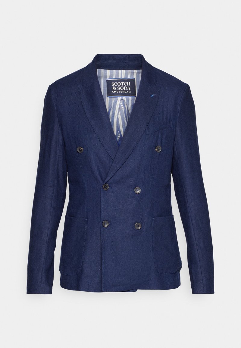 Scotch & Soda BLEND DOUBLE BREASTED - Suit jacket - navy blue/dark  