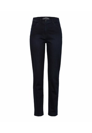 STYLE CORRY SLASH - Jeans Slim Fit - dark blue mit effekt