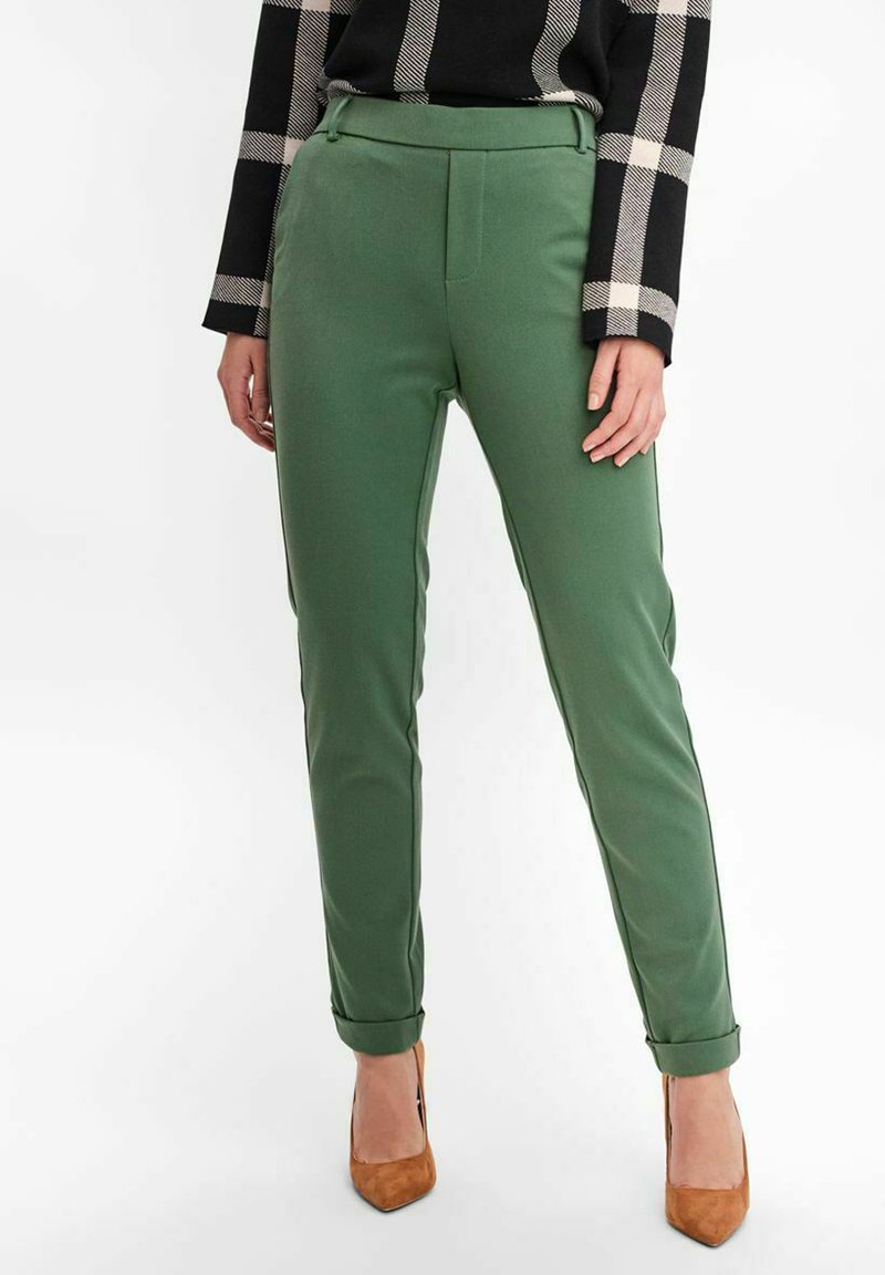 Vero Moda VMMAYA SOLID PANT - Nohavice - Evergreen