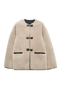 Beethoven Mango Jacke Teddy Mango BETHOVEN Fleece Jacket Off-white