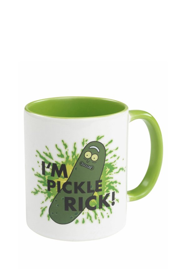 RICK AND MORTY TASSE - I'M PICKLE RICK  - Trinkflasche - weiß grün