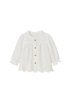 Vertbaudet, VERTBAUDET BESTICKTE BABY BLUSE AUS MUSSELIN - Blouse - wollweiß