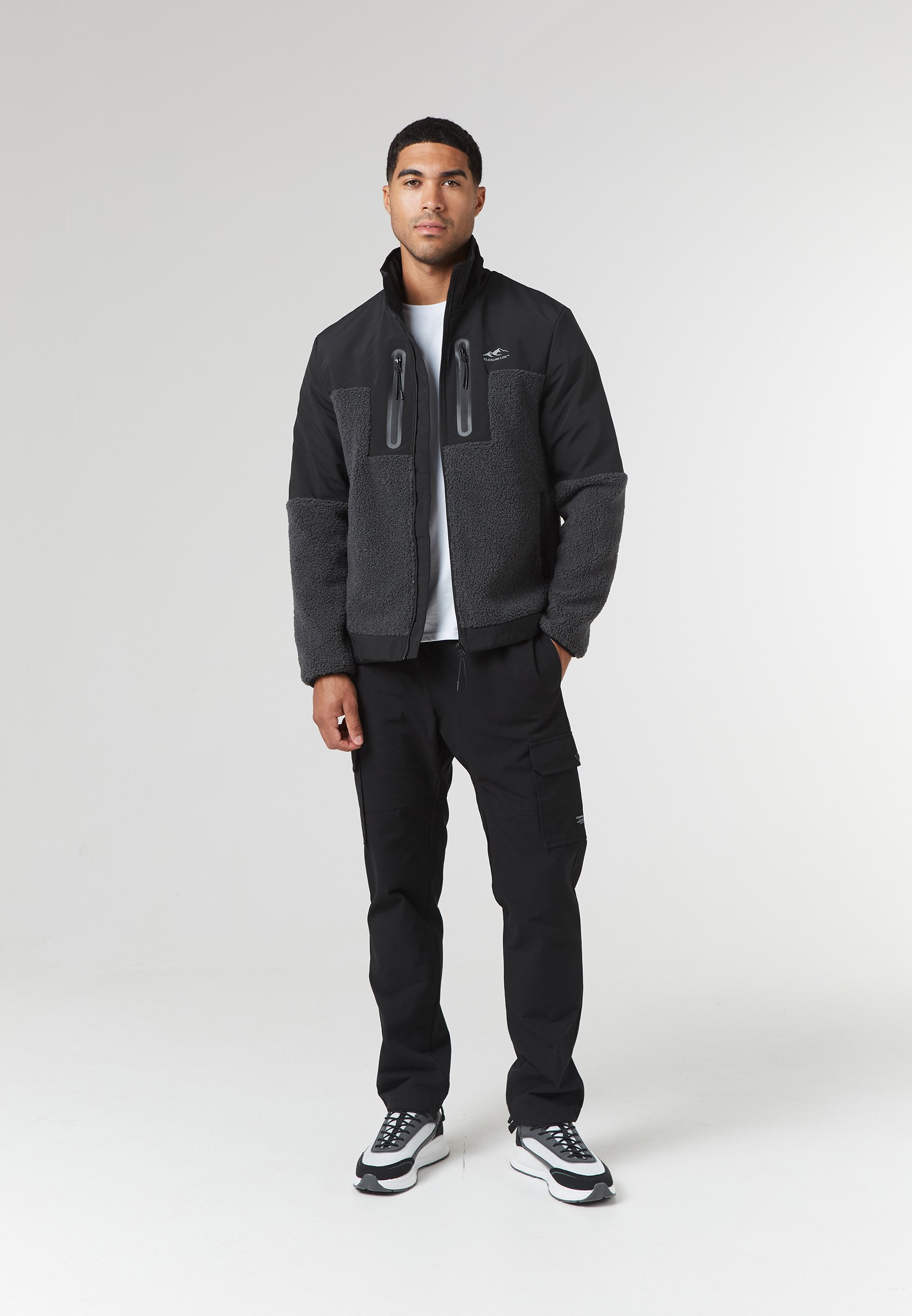 CLOSURE London PANEL JACKET - Light jacket - charcoal/dark grey