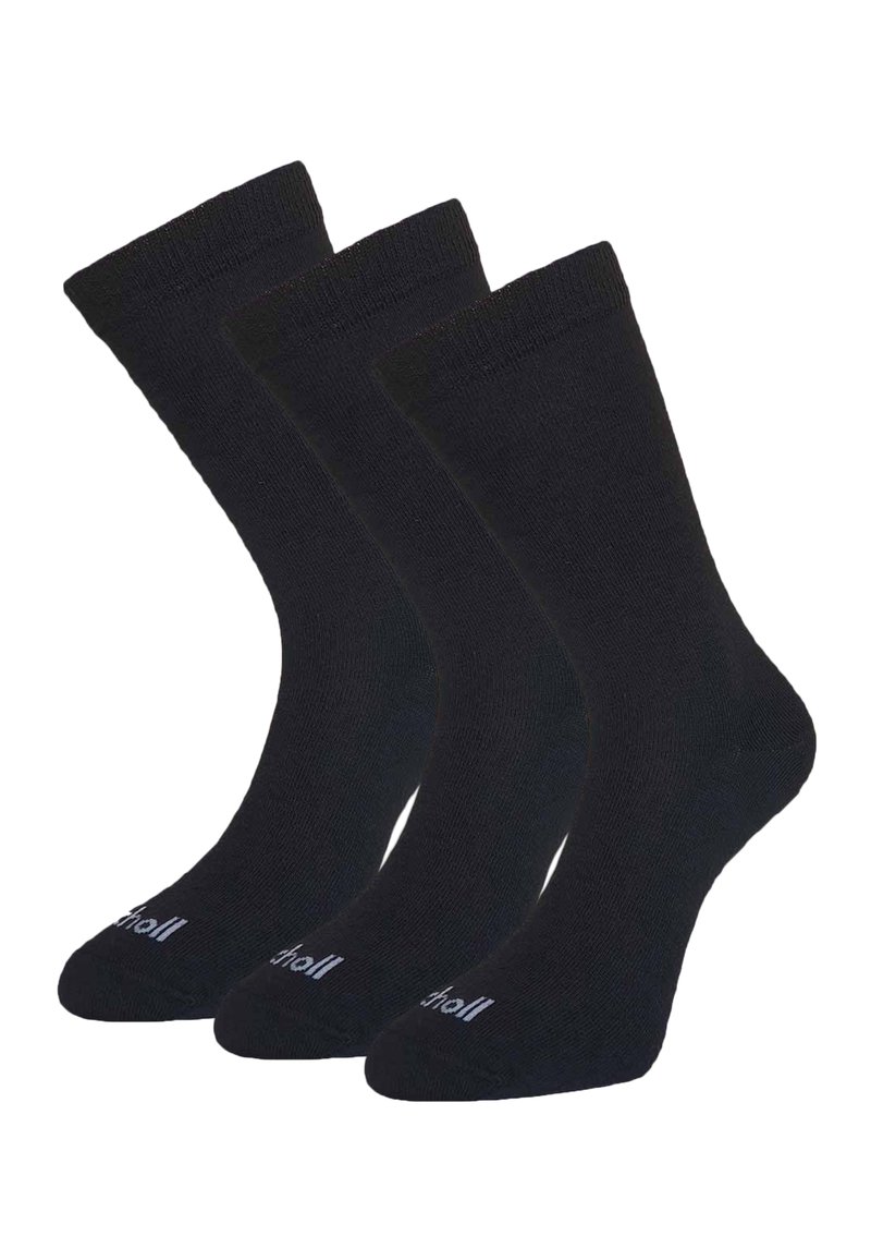 Dr. Scholl's Women Advanced Relief Blisterguard - 2 & 3 Pair Packs Non-binding Cushioned Moisture Management Socks, Black, 4-10 US