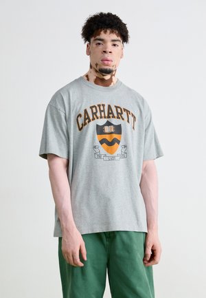 LAZY DUCK ACADEMY - T-Shirt print - grey heather stone washed