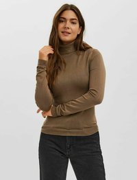 Vero Moda VMGLORY ROLLNECK  - Džemper - caribou