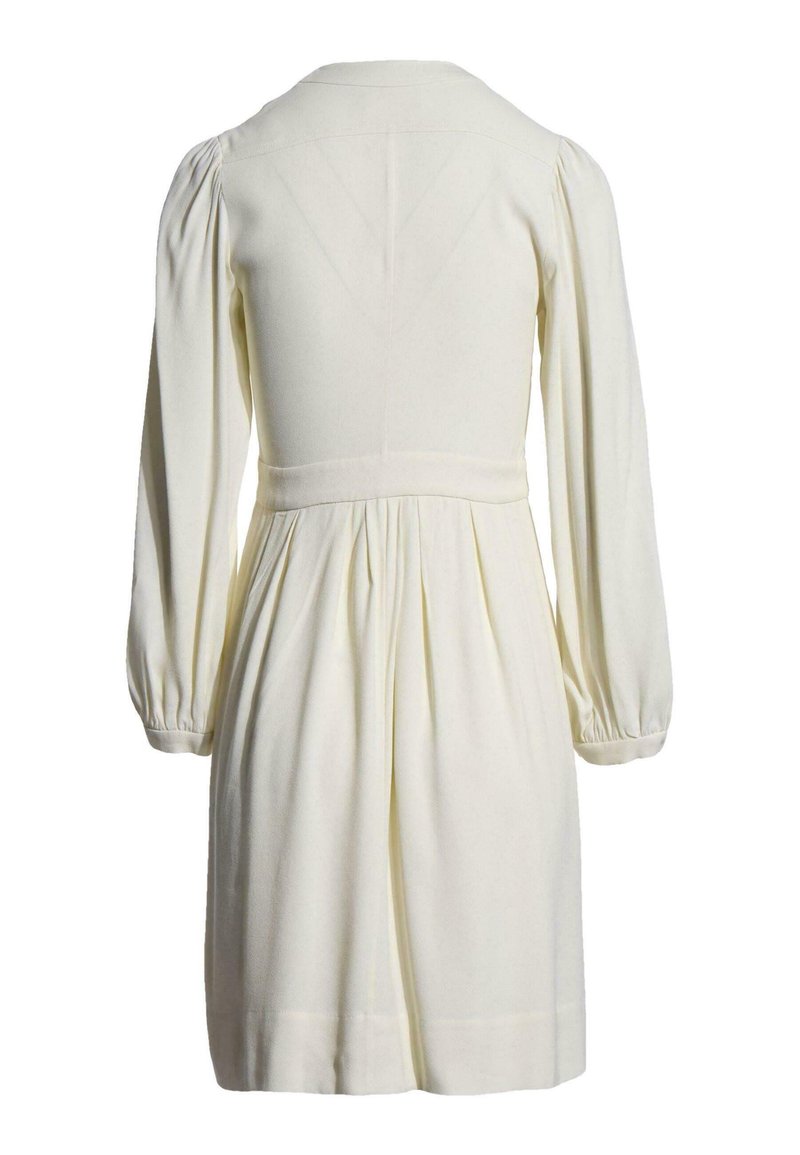isabel marant cream dress ISABEL MARANT Cream ECRU ROBE LALIA Short Sleeve Stretch Dress 4-36 NEW $665