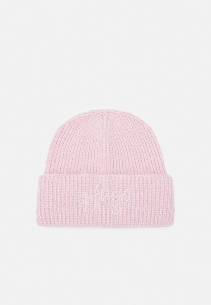 HUGO - SOCIALY HAT - Beanie - light/pastel pink, Enlarge