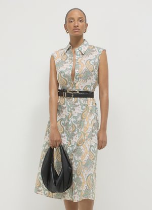 Calliope SMANICATO FANTASIA PAISLEY - Shirt dress - var bianco panna
