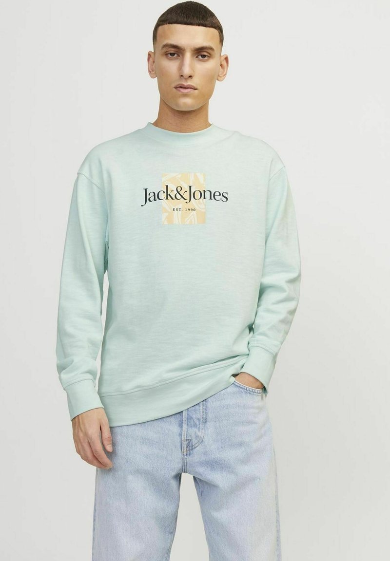 Jack & Jones MIT RUNDHALS GEDRUCKT  - Sweater - skylight