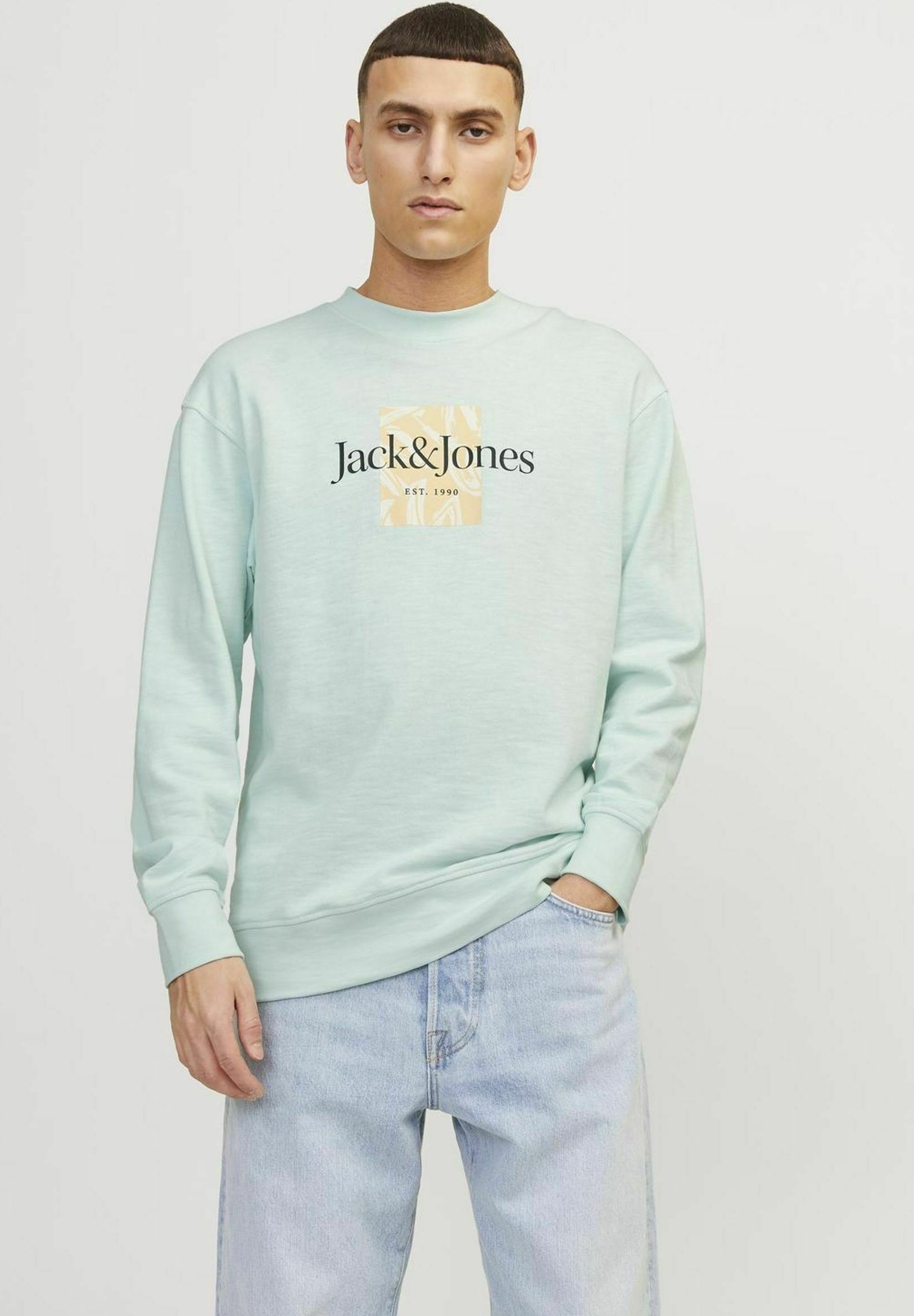 JACK & JONES JJXX JXMERLE - Felpa Donna Oversize Con Scollo Rotondo, 70% Cotone 30% Poliestere