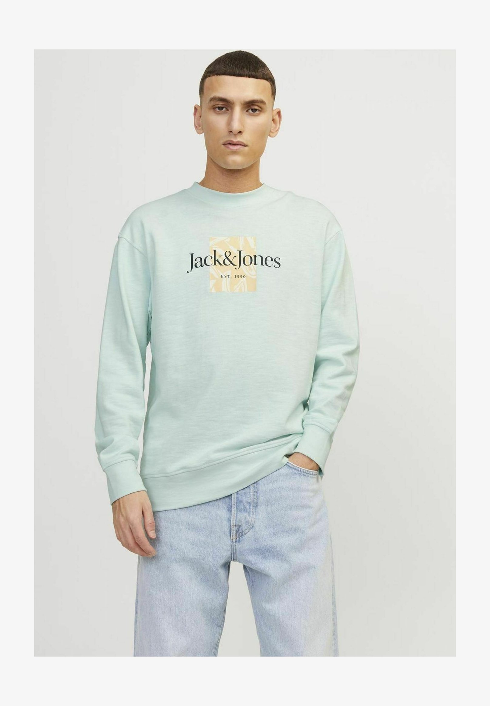 JACK & JONES JJXX JXMERLE - Felpa Donna Oversize Con Scollo Rotondo, 70% Cotone 30% Poliestere