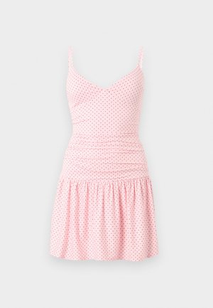 Hollister Co., SLIM CODDY AIR CHASE - Robe en jersey - pink