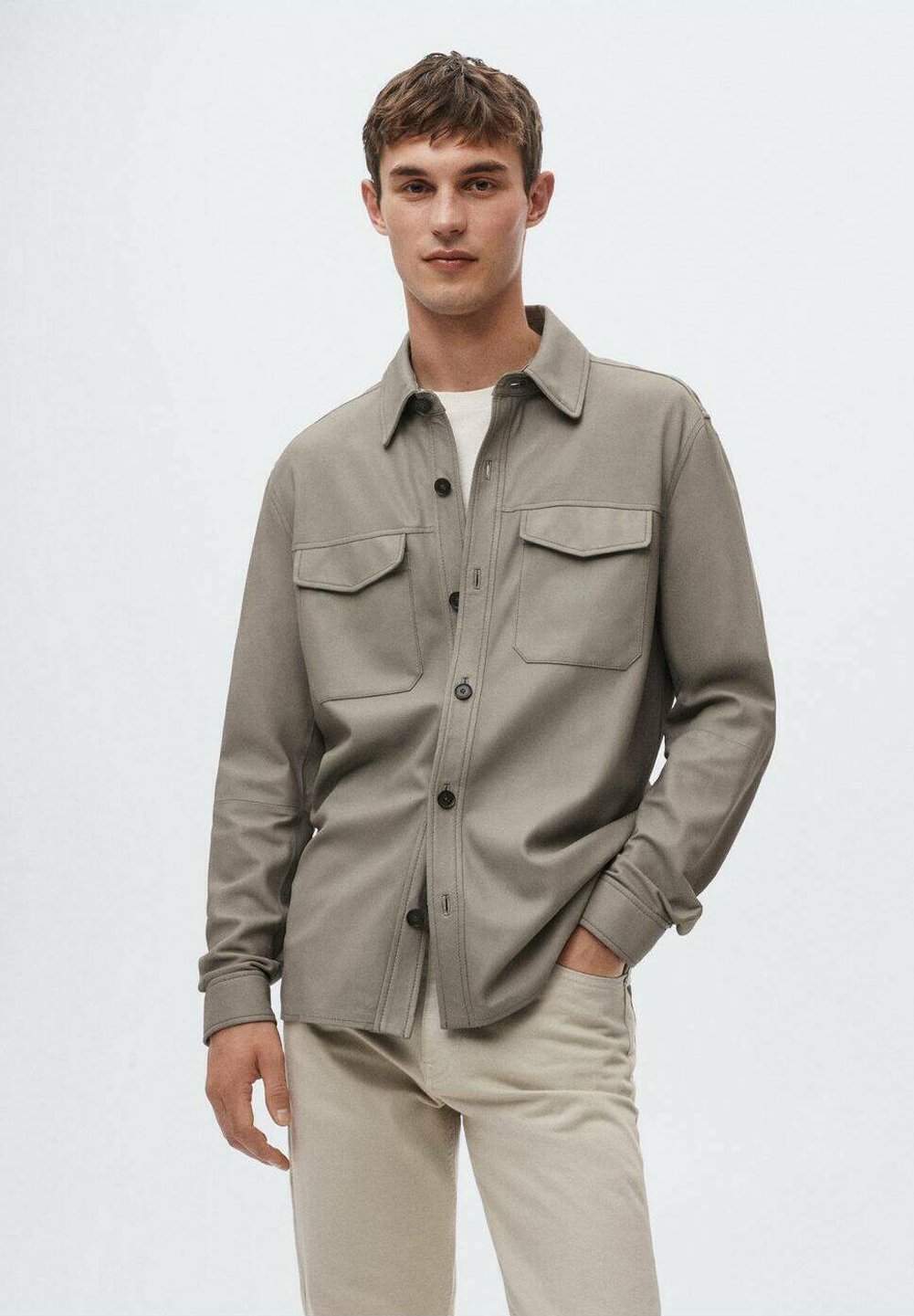 Mango NAPIS - Overhemd - grau/grijs - Zalando.nl