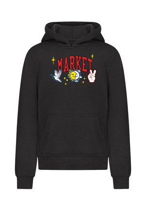 MINI MARKET INSIGHTFUL SPIRIT  - Felpa con cappuccio - black