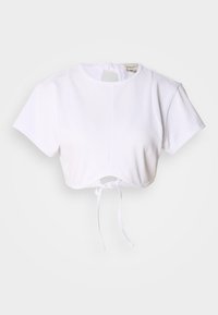PRIDE CROPPED BOXY FASHION  - Marškinėliai su spaudiniu - brilliant white