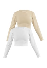 Unausgewählt, beige weiß