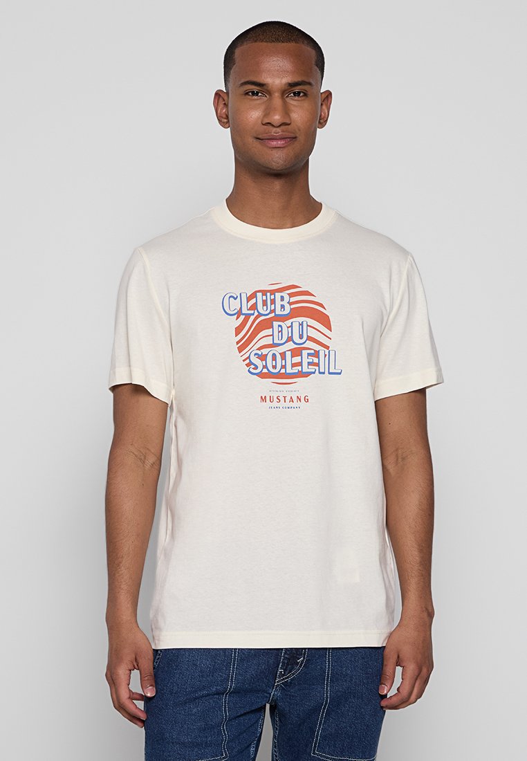 mustang T-shirt print wit mustang T-shirt print wit