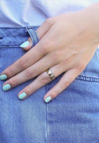 Lucardi PARIJS - Ring - silver coloured and gold coloured