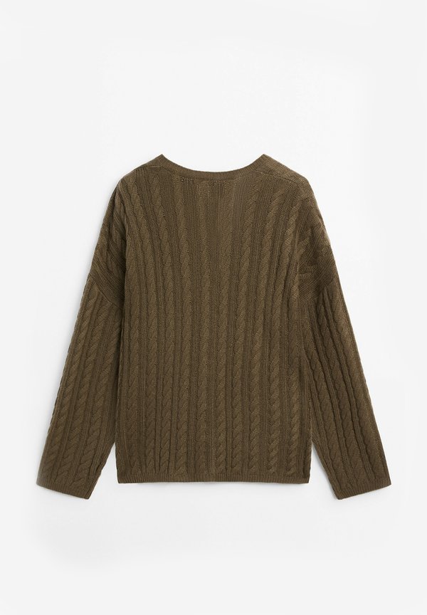 CABLE V-NECK - Jumper2