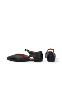 VENEZIA Ballerina's met enkelbandjes - black