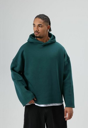 OVERSIZED - Sweat à capuche - green