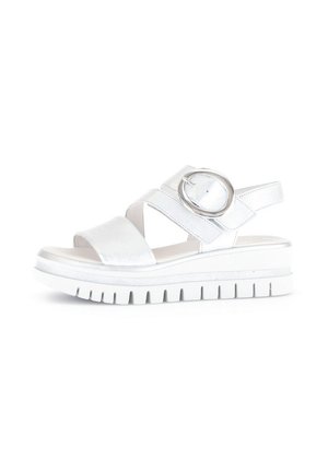 Wedge sandals - silber