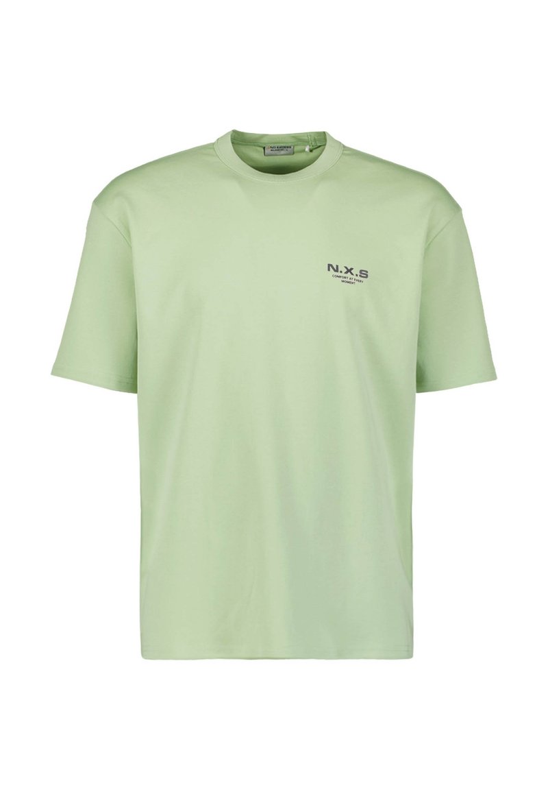 NO EXCESS T-shirt print groen