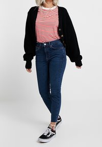 Topshop Petite Jeans Skinny Fit - dark-blue denim