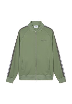 Les Deux Užtrauktuku užsegamas treningas - oil green
