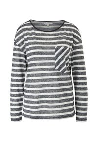 comma casual identity Langarmshirt - black
