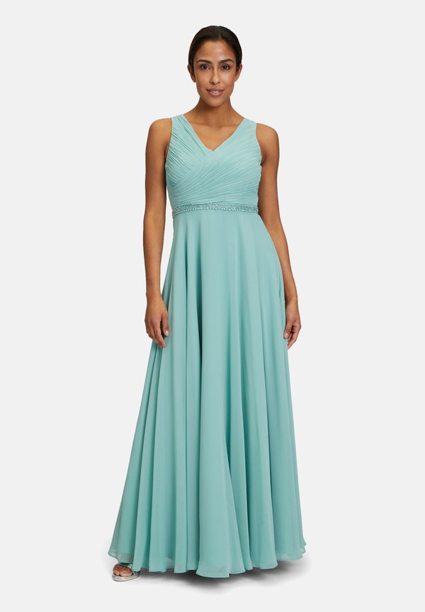 ABEND MIT PLISSEE - Ballkleid - strong mint