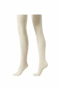 Overknæstrømper - white