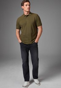 Next Polokošeľa - green khaki