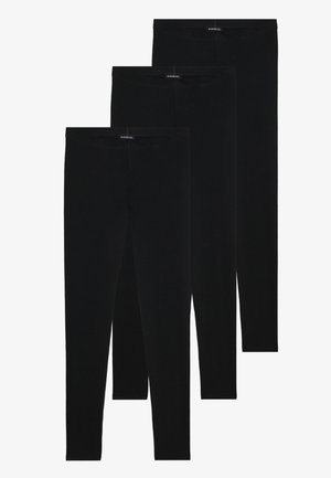 Even&Odd by Zalando 3 PACK - Leggingsit - black
