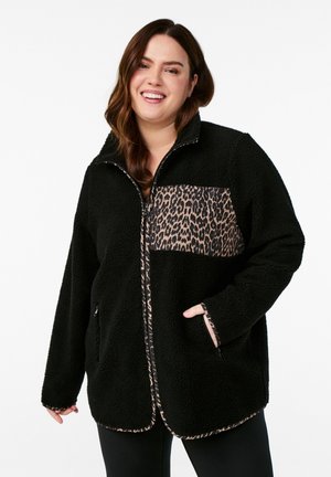 LEOPARD - Žieminis paltas - black leo