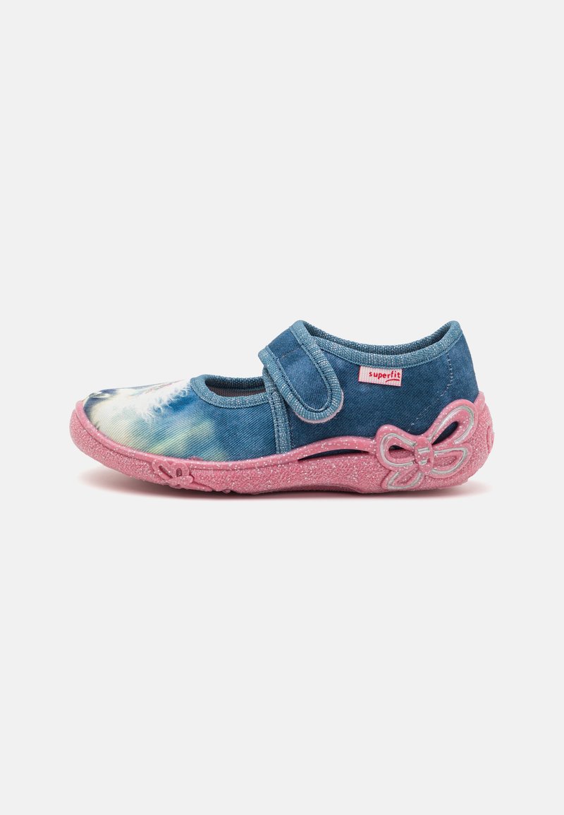 Superfit BELINDA - Παντόφλες - blau/rosa