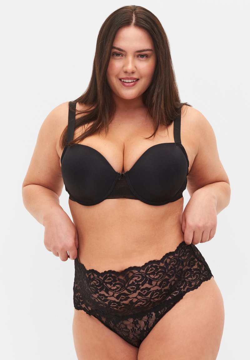 Devoted By Zizzi - 3 PACK  - Slip - black, Vergrößern