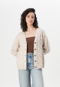 Pieces PCNINA V NECK NOOS  - Ζακέτα - birch