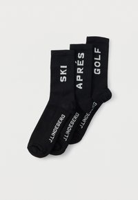 MILES SOCK 3 PACK - Čarape - black