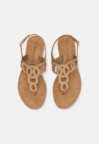 Tamaris T-bar sandals - copper glam