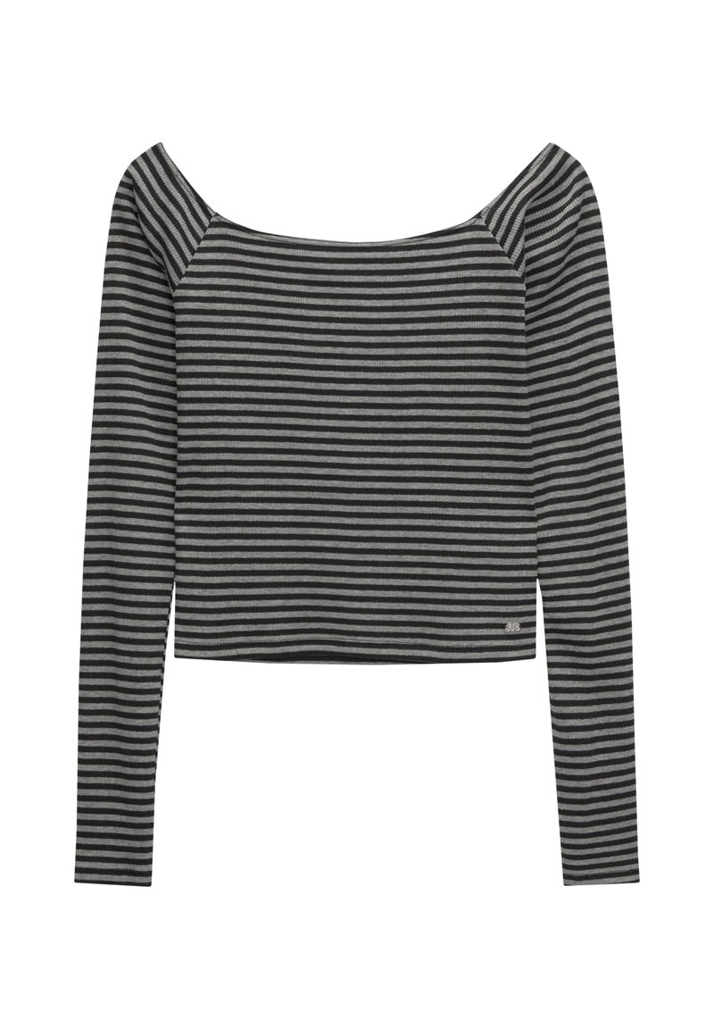 PULL&BEAR Longsleeve zwart PULL&BEAR Longsleeve zwart