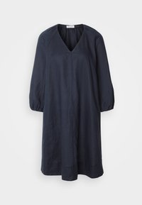 DRESS SHORT LENGTH A LINE FEMININE NECKLINE - Day dress - deep blue sea