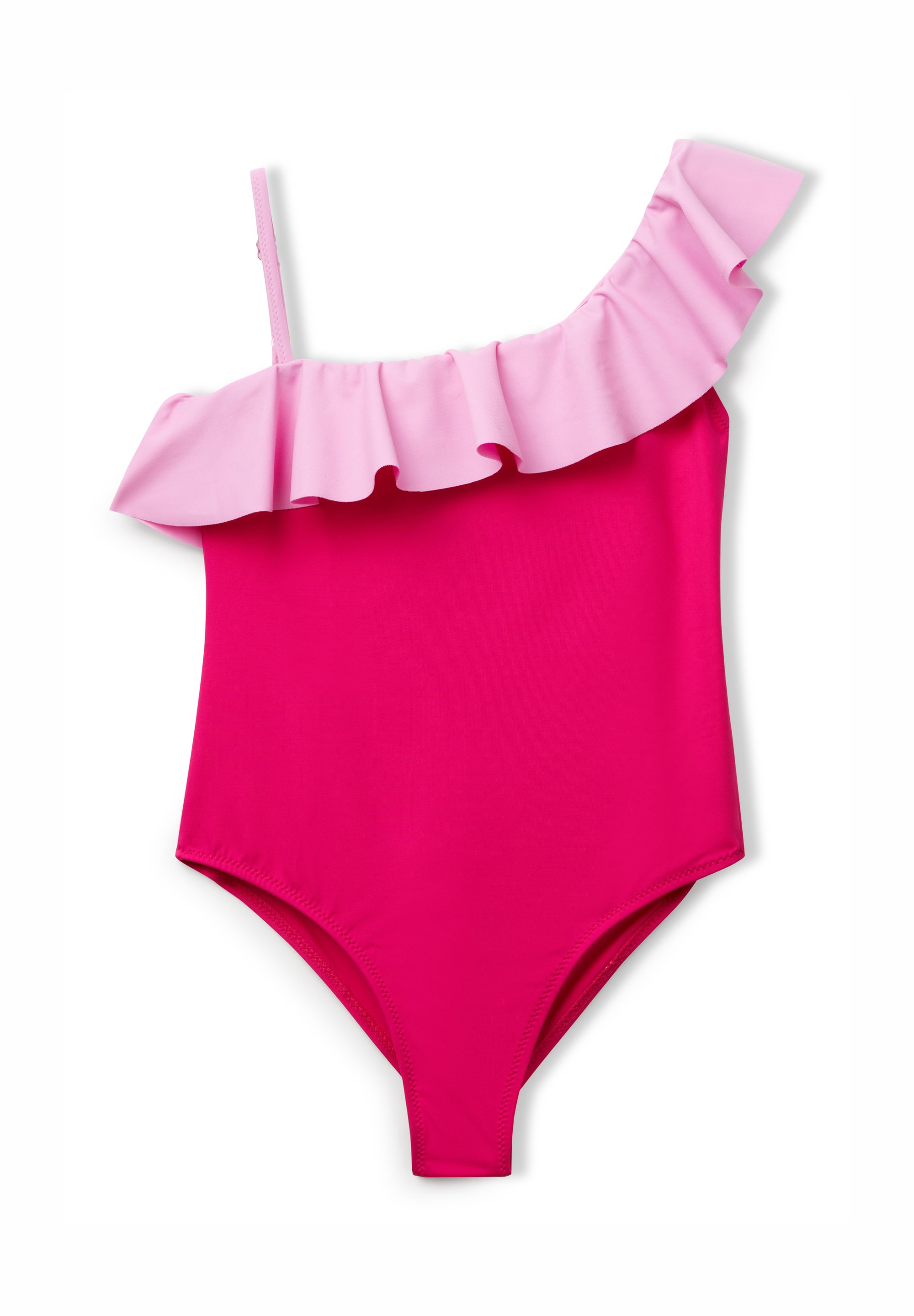 Costume Da Bagno Bambina United Colors Of Benetton - Slip Arricciato Con Fiocco, Non Coordinato - Foto 9