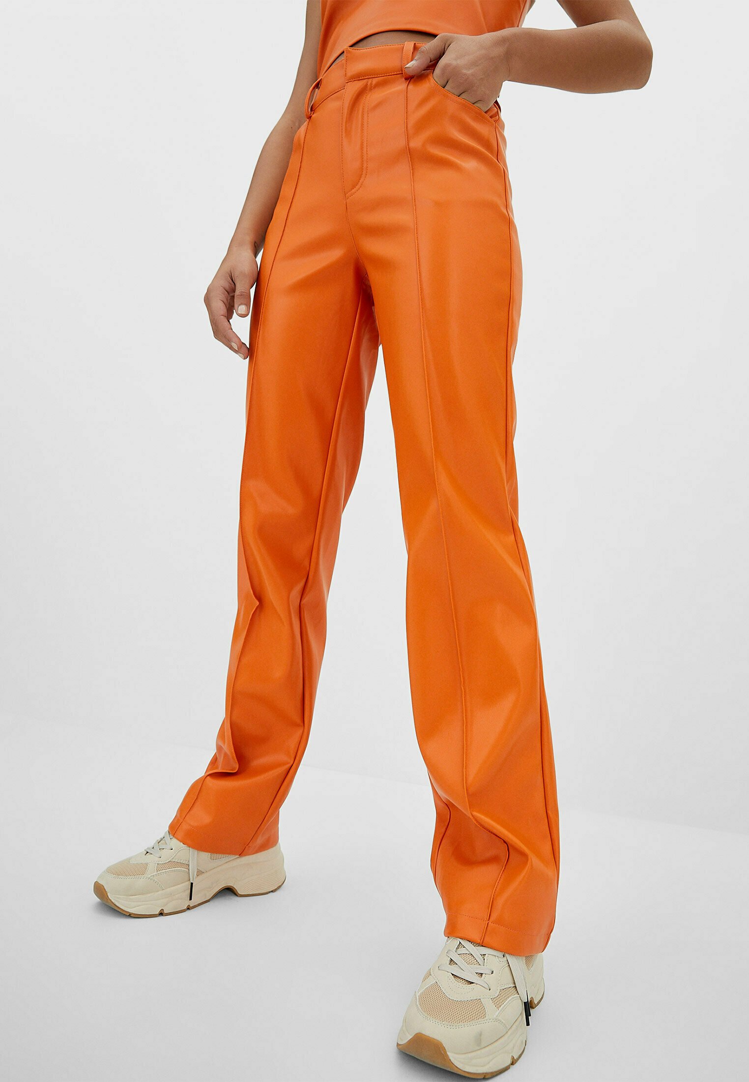 Stradivarius Pantaloni - orange/arancione - Zalando.it