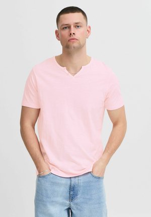 HASHTON SPLIT NECK TEE - T-shirt basique - chalk pink