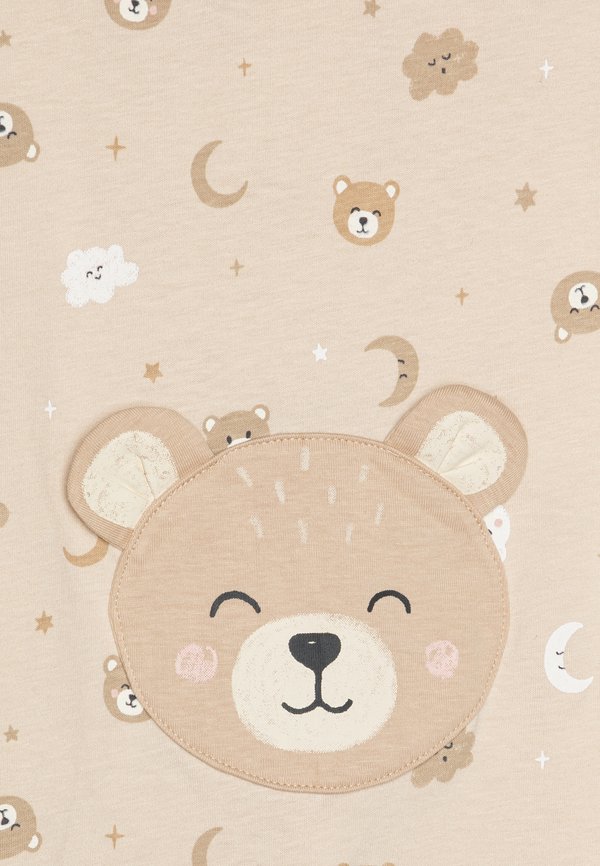BEAR AT BACK UNISEX - Sleep suit - light beige3