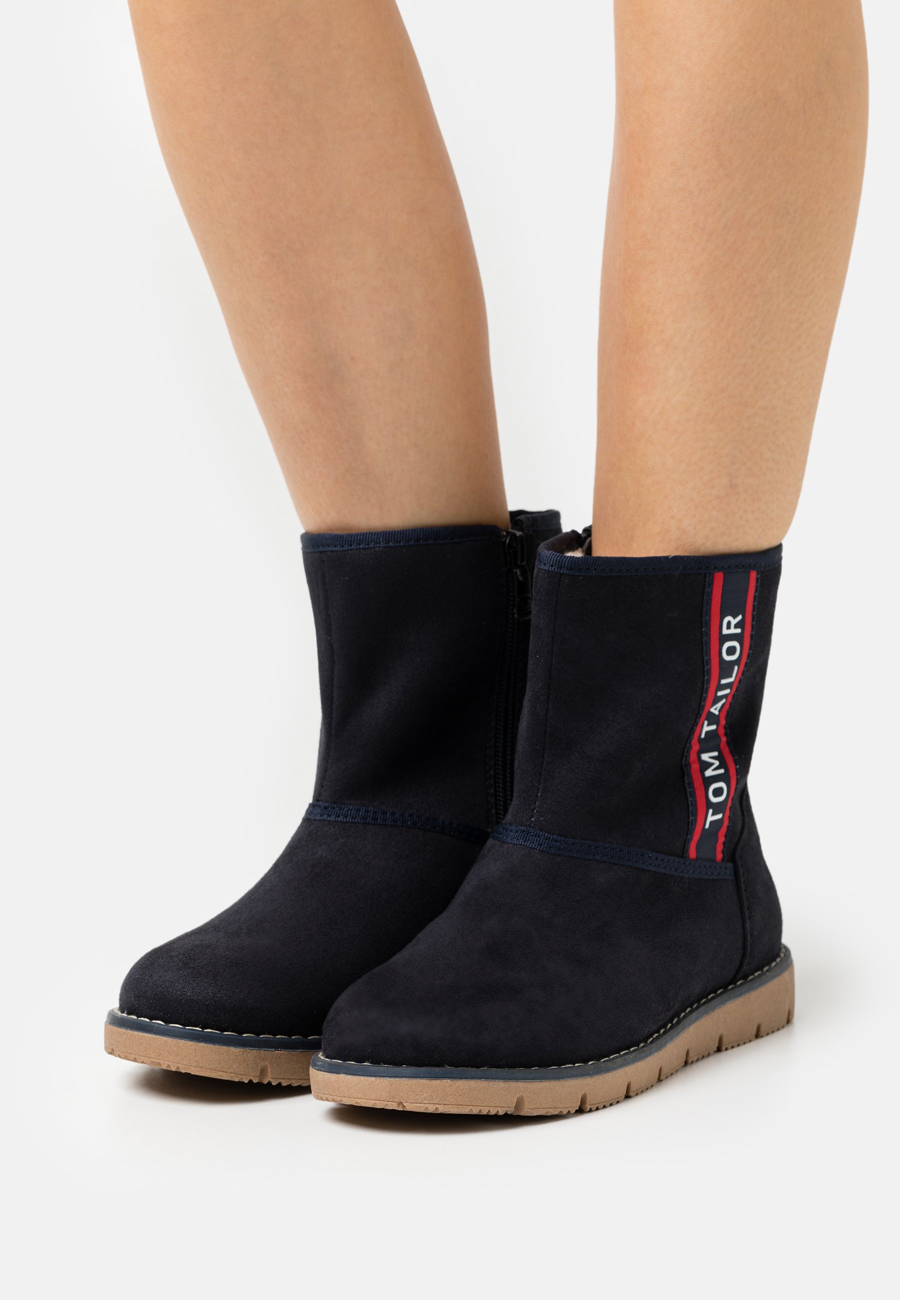 TOM TAILOR Korte laarzen - navy/donkerblauw - Zalando.nl