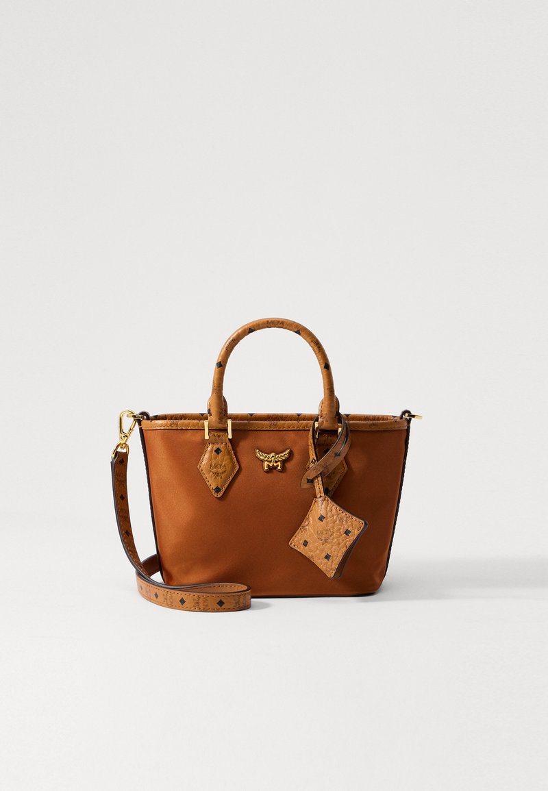 MCM AREN SHOPPER - Rokassoma - cognac