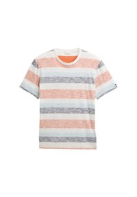 INSIDE PRINTED STRIPE - T-shirts print - orange multi color stripe
